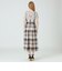 【限定カラーあり】クレストブリッジチェックソフティーボイルキャミソールドレス