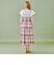 【限定カラーあり】クレストブリッジチェックソフティーボイルキャミソールドレス