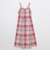 【限定カラーあり】クレストブリッジチェックソフティーボイルキャミソールドレス
