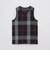 【WEB限定】ブラックチェックタンクトップ