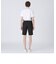 シェルタリングホワイトストレッチツイルショートパンツ