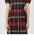 ベルト付きクレストブリッジチェックコンビドレス