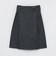 シャンブレーストレッチツイルトレンチスカート