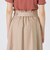 シャンブレーストレッチツイルトレンチスカート