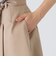 シャンブレーストレッチツイルトレンチスカート