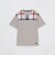 パーシャルチェックカノコTシャツ