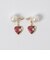 ハートモチーフパールピアス