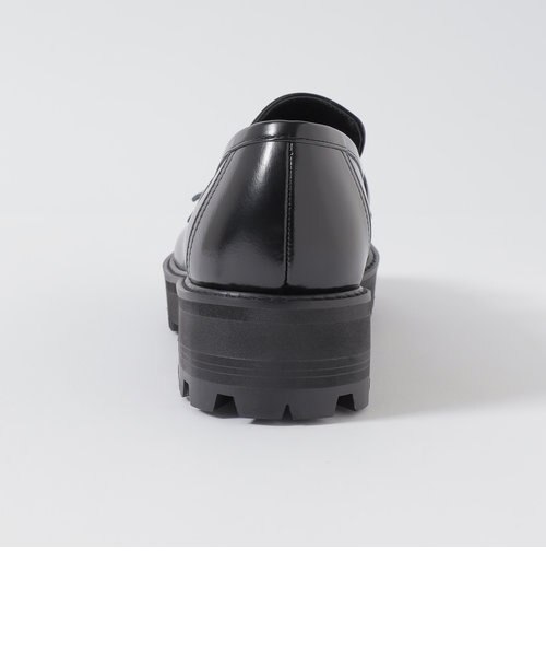 新品箱付き　ブルーレーベル クレストブリッジ 厚底ローファー Ｍ 日本製 黒 ≪本日限定❗️≫ブルーレーベル クレストブリッジ 厚底ローファー M