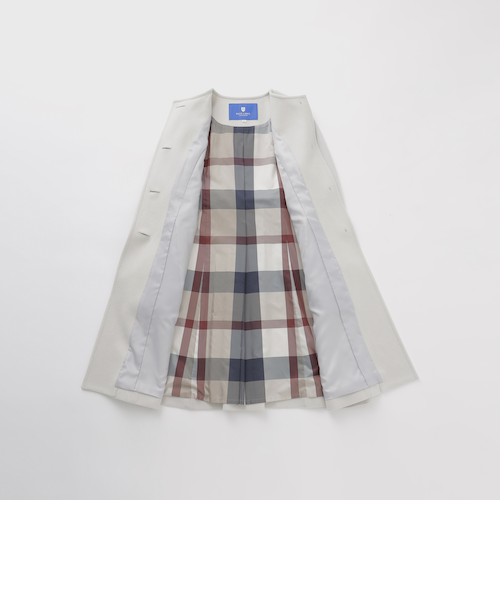 BLUE LABEL CRESTBRIDGEラムブレンドビーバーロングコート38 BLUE LABEL CRESTBRIDGE（ブルーレーベルクレストブリッジ）の