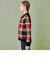 【オンラインストア限定】クレストブリッジチェックジャカード襟付きカーディガン
