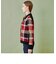 【オンラインストア限定】クレストブリッジチェックジャカード襟付きカーディガン