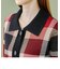 【オンラインストア限定】クレストブリッジチェックジャカード襟付きカーディガン