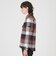 クレストブリッジチェックパデッドシャツアウター
