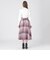 クレストブリッジチェッククロッシングツイルフレアスカート