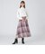 クレストブリッジチェックドビーカラーペン5WAYチュールスカート