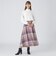 クレストブリッジチェックドビーカラーペン5WAYチュールスカート