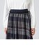 クレストブリッジチェックドビーカラーペン5WAYチュールスカート