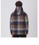 バックキルトクレストブリッジチェックパーカー