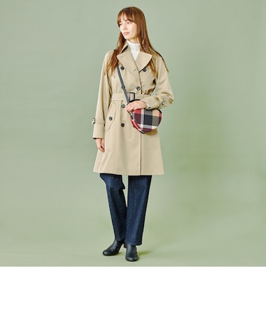 オンラインストア限定】クレストブリッジチェックPVCハートバッグ 