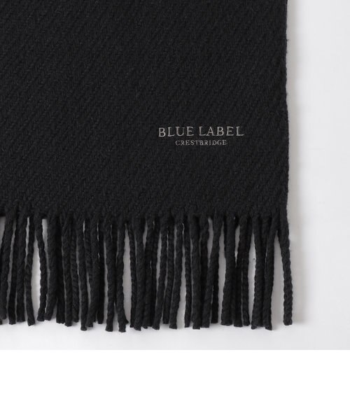 BLUE LABEL CRESTBRIDGE エアリーソリッドマフラー 新品タグ付き】ブルーレーベルクレストブリッジ エアリーソリッド