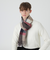 リバーシブルクレストブリッジチェック マフラー