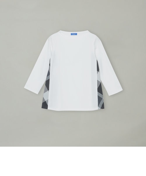 コットンシルケットスムースカットソー｜ブルーレーベルブラック