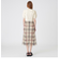 【美人百花コラボ】クレストブリッジチェックチュールニットセットアップ