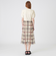 【美人百花コラボ】クレストブリッジチェックチュールニットセットアップ