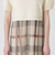 【美人百花コラボ】クレストブリッジチェックチュールニットセットアップ