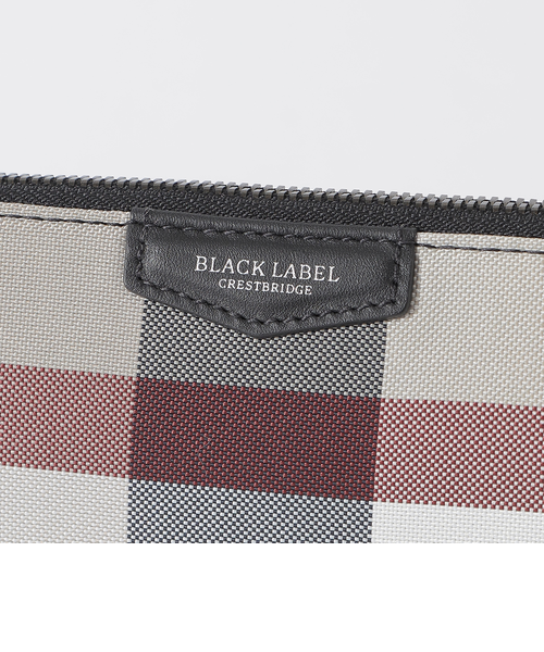 一部店舗限定】パーシャルクレストブリッジチェックサコッシュクラッチ