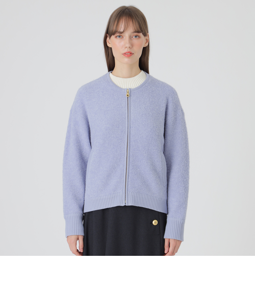 ウールブークレーニットブルゾン｜ブルーレーベルブラックレーベル