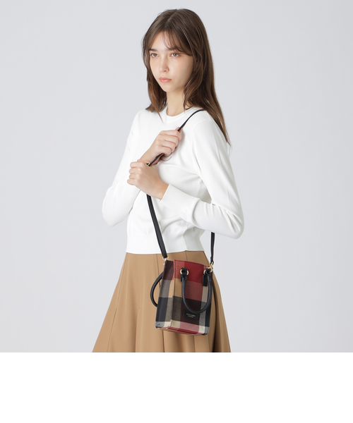 ブルーレーベル　クレストブリッジチェックPVCポシェット クレストブリッジチェックPVCポシェット｜ブルーレーベル
