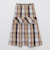 クレストブリッジチェックメモリータフタティアードスカート