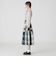 クレストブリッジチェックメモリータフタティアードスカート
