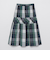 クレストブリッジチェックメモリータフタティアードスカート
