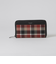 【一部店舗限定】クレストブリッジチェックラウンドジップウォレット
