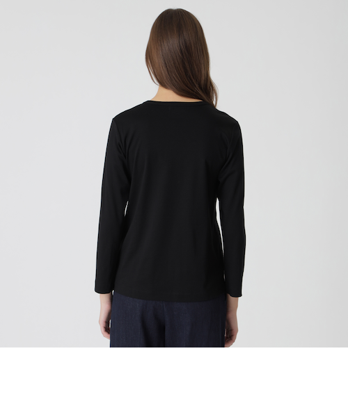 ロゴプリントロングTシャツ｜ブルーレーベルブラックレーベルクレスト