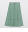 チュールプリーツスカート
