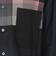 パッチワークチェックブラッシュドシャツ