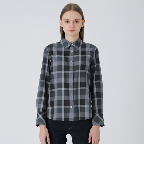 クレストブリッジチェックハーフスパンツイルシャツ｜ブルーレーベル