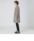 シャドーチェックパデッドステンカラーコート