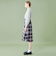 【WEB限定】クレストブリッジチェッククロッシングビエラコンビドレス