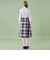 【WEB限定】クレストブリッジチェッククロッシングビエラコンビドレス