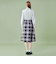 【WEB限定】クレストブリッジチェッククロッシングビエラコンビドレス