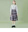 【WEB限定】クレストブリッジチェッククロッシングビエラコンビドレス