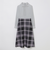【WEB限定】クレストブリッジチェッククロッシングビエラコンビドレス