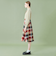 【WEB限定】クレストブリッジチェッククロッシングビエラコンビドレス