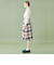 【WEB限定】クレストブリッジチェッククロッシングビエラコンビドレス