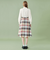 【WEB限定】クレストブリッジチェッククロッシングビエラコンビドレス