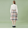 【WEB限定】クレストブリッジチェッククロッシングビエラコンビドレス